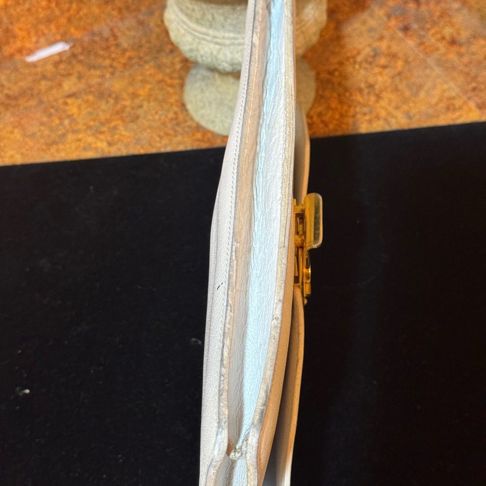 Celine white clutch, used - Picture 9 of 13